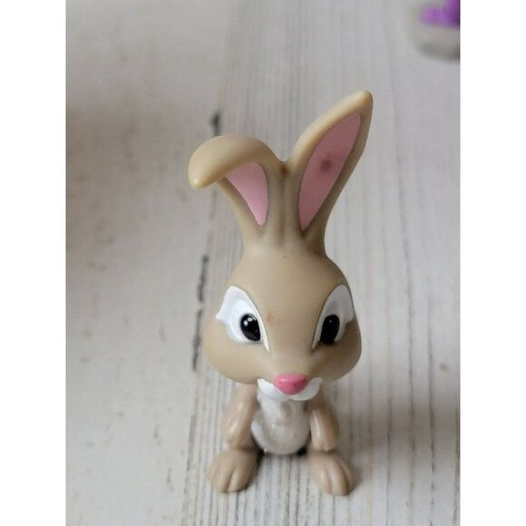 Forest mini bunny rabbit glitter pet toy figure Disney - Picture 1 of 5